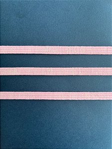 ELASTICO CHATO 7MM ROSA BEBE COM ERISEE 1 METRO