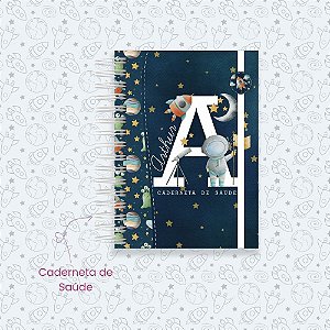 Caderneta de Saúde - Astronauta II Escuro