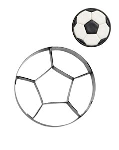Cortador Bola de Futebol Decoração Bolo Jogador Time Doce Gourmet Biscoito Amanteigado