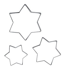Cortador de Estrelas 3 Pçs - CA155