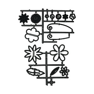 Cortador Flores Plástico Pasta Americana