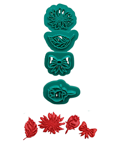 MARCADOR DE LAÇOS E FLORES 4PÇS - GMEZN679