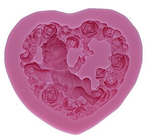 Molde de Anjo Moldura de Coração