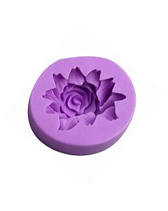 Molde Silicone Mini Flor 2,5cm para Pasta Americana, Decoração Bolo Doce Gourmet