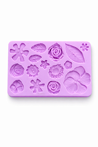 Molde De Folhas E Flores - GMEZN977