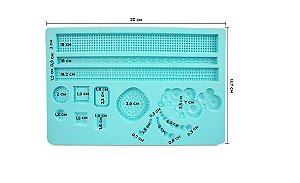 Molde de Moldura e Fita Diamante