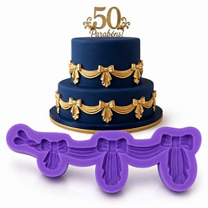 Molde para Decoração em Pasta Laço - GMEZN575