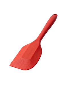 Espátula de Silicone Curva Grande 27cm Terracota Reforçada