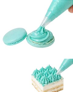 50 Unidades Saco/Manga Confeitaria Descartável Media 36cm Resistência Padrão