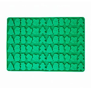 Forma de Silicone Natalina Grande 6 Modelos Natal Diversos