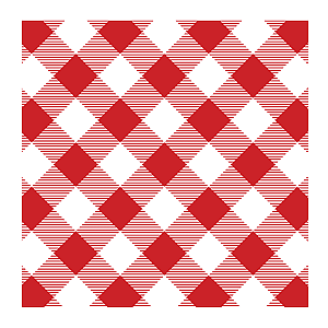 Kit 20 Guardanapo De Papel Para festa junina - Vermelho e Branco