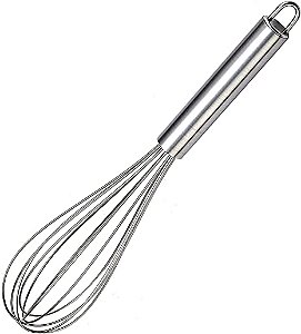 Batedor de Ovo Em Aço Inox Fouet  35cm - Grande