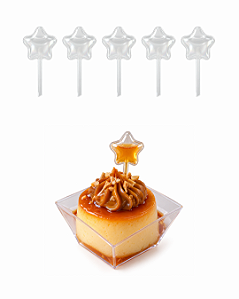 Ampola Saborizante Formato Estrela Para Doces E Brigadeiros 1ml 50 Unidades