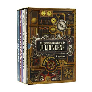BOX As extraordinárias viagens de Júlio Verne (6 Volumes)