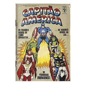 Capitão América: Os maiores heróis da terra combatem... - Nº 112