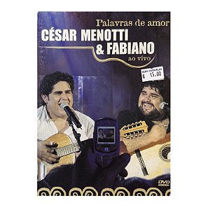 Palavras de Amor César Menotti & Fabiano ao Vivo