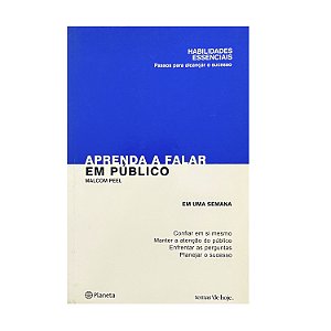 Aprenda A Falar Em Público - Malcom Peel