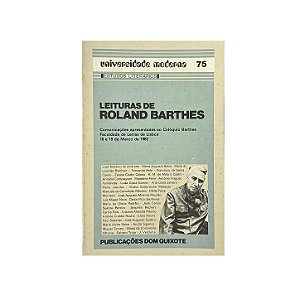 Universidade Moderna: Leituras De Roland Barthes - Volume 75