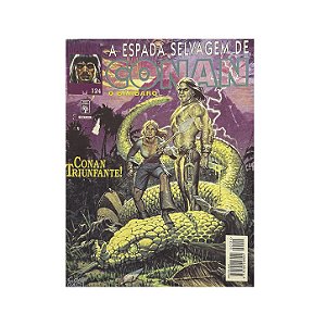 A Espada Selvagem De Conan O Bárbaro - Nº 124