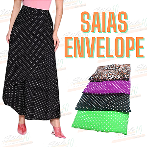 Saias Envelope (Tamanho único)