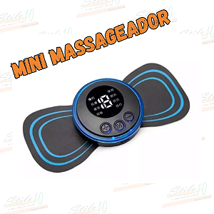 Mini Massageador Elétrico Portátil TENS