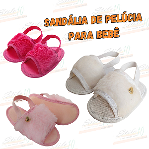 Sandália de Pelucia infantil