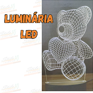 Luminária Led 3D USB