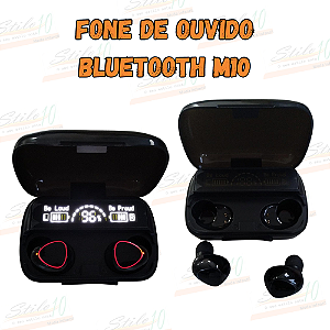 Fone de Ouvido Bluetooth M10