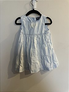 Vestido Jeans Levinho GAP - 12 a 18  meses