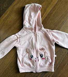 Blusa moletom gatinho - 1 ano