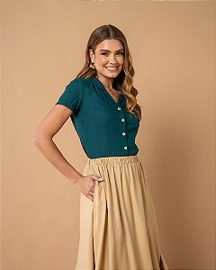 Camisa linho Rebeca Verde (novos!)