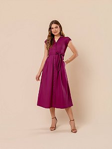 Vestido Fátima Magenta