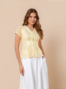 Blusa Audrey Manteiga