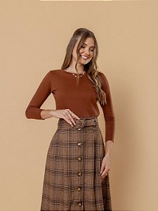 Blusa Lara Marrom