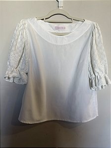 Blusa manga laise gola canoa SM P