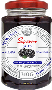 GELEIA DE AMORA COM SEMENTES-310g