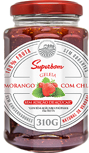 GELEIA DE MORANGO C/CHIA-SUPERBOM/310g