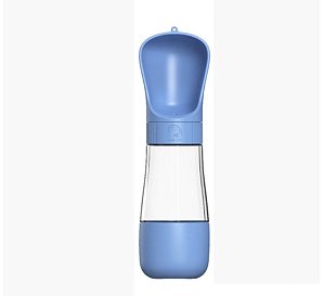 Bebedouro Pet Portátil 320ml 2x1 com Porta Alimento