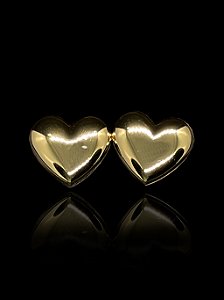 Brinco fixo em formato de Coração