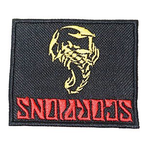 Patch Bordado Banda Scorpions 8x7cm