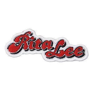 Patch Bordado Banda Rita Lee 10x3cm