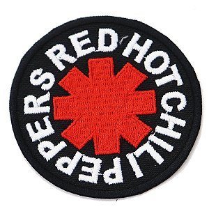 Patch Bordado Banda Red Hot Chili Peppers 8x8cm