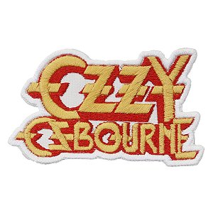 Patch Bordado Banda Ozzy Osbourne 8x6cm