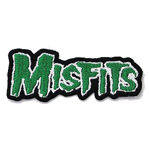 Patch Bordado Banda Misfits 10x4cm