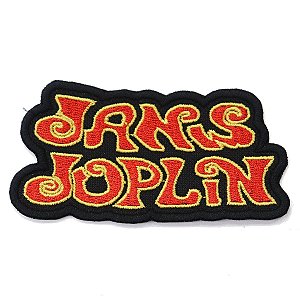 Patch Bordado Banda Janis Joplin 5x9cm