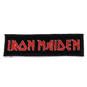 Patch Bordado Banda Iron Maiden 3x10cm