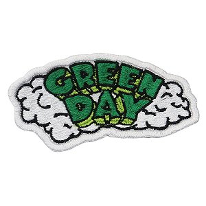 Patch Bordado Banda Green Day 4x8cm