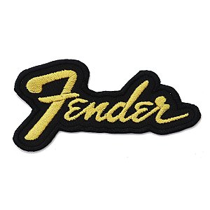 Patch Bordado Banda Guitarra Fender 10x6cm