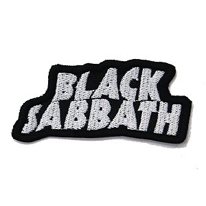 Patch Bordado Banda Black Sabbath 8x3,5cm