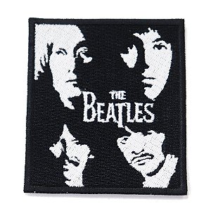 Patch Bordado Banda The Beatles 8x7cm